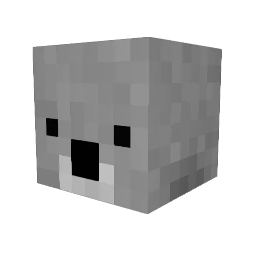 Havoc_Pro Minecraft avatar head, 3D render