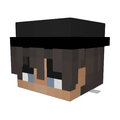 Havocs77 Minecraft avatar head, 3D render