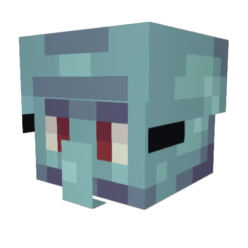 Havs_ Minecraft avatar head, 3D render
