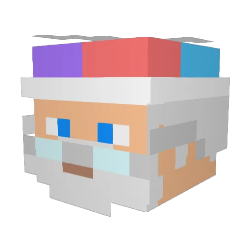 Havzer_ Minecraft avatar head, 3D render
