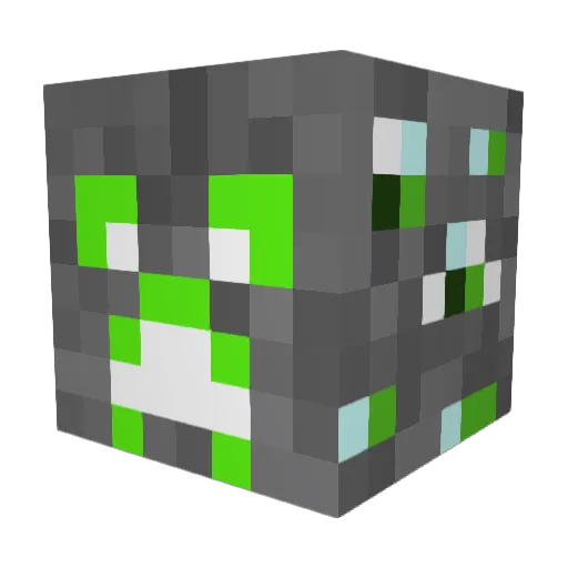 Hawk0002 Minecraft avatar head, 3D render