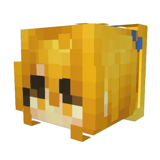 HawkNotHollywood Minecraft avatar head, 3D render