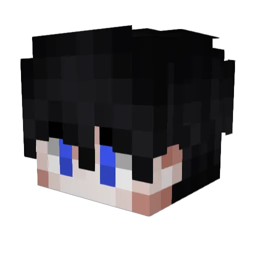 HawkYeshua Minecraft avatar head, 3D render