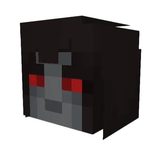 Hawke664 Minecraft avatar head, 3D render
