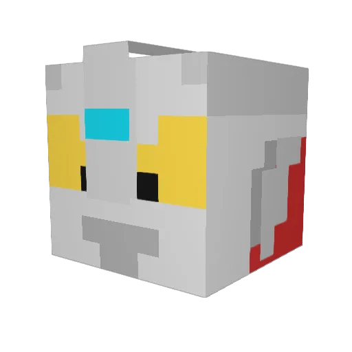 HawkeScorpio Minecraft avatar head, 3D render