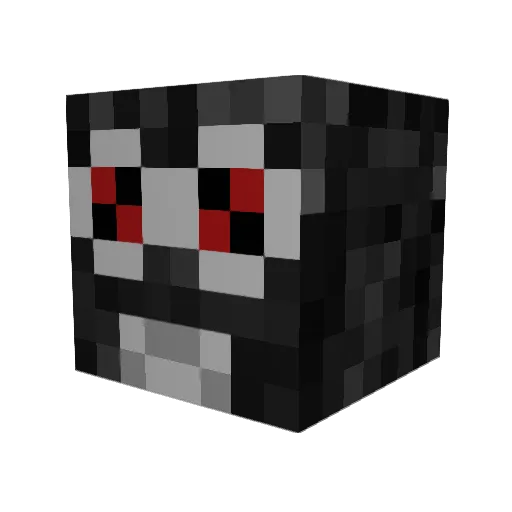 Hawker64 Minecraft avatar head, 3D render