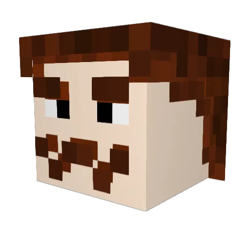 Hawkeye0_0 Minecraft avatar head, 3D render