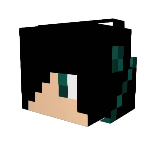 Hawkeye201 Minecraft avatar head, 3D render