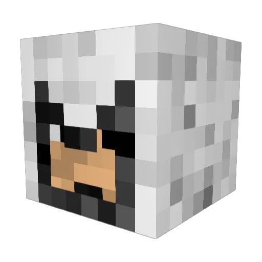 Hawkeye212 Minecraft avatar head, 3D render