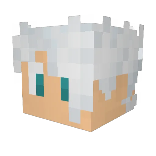 Hawkeye2324 Minecraft avatar head, 3D render
