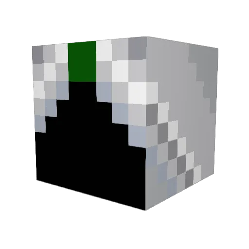 Hawkeye599 Minecraft avatar head, 3D render