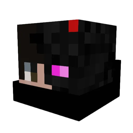 HawkeyeOliver Minecraft avatar head, 3D render