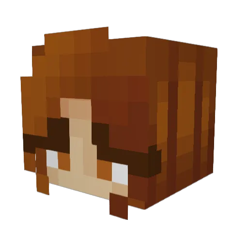 Hawkeye_______ Minecraft avatar head, 3D render
