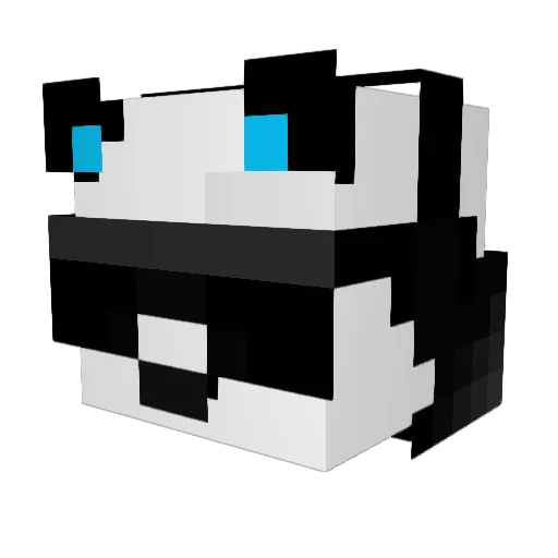 Hawkman007 Minecraft avatar head, 3D render