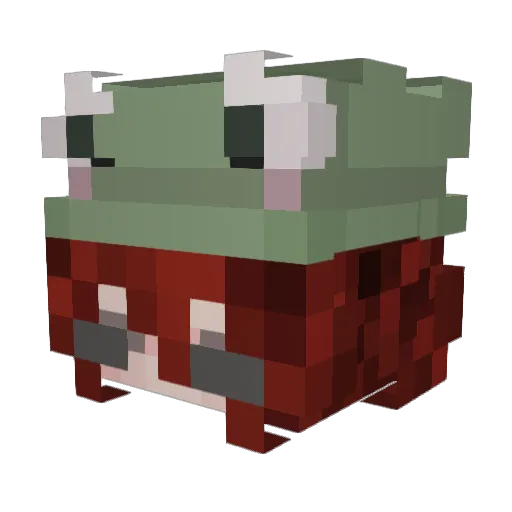 HawksTakami Minecraft avatar head, 3D render