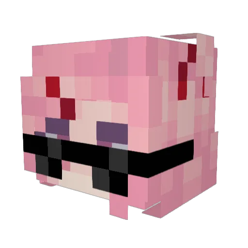 Hawksman040 Minecraft avatar head, 3D render