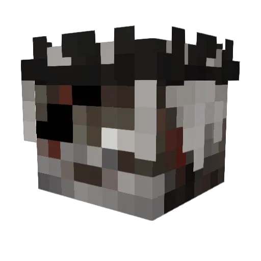 HawkzSaudiArabia Minecraft avatar head, 3D render