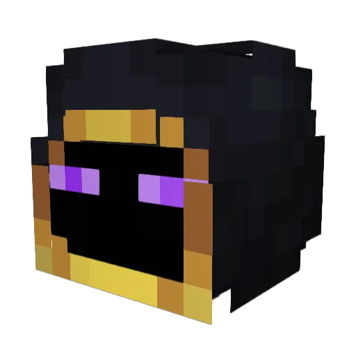 Hawleyoyo Minecraft avatar head, 3D render