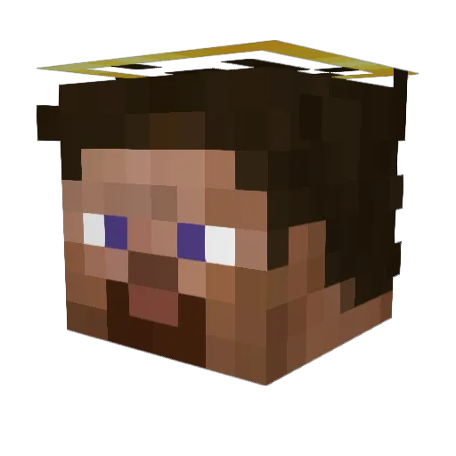 HawliGayra Minecraft avatar head, 3D render