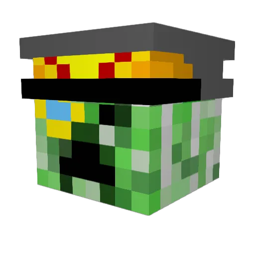 HawtDiggityDawg Minecraft avatar head, 3D render