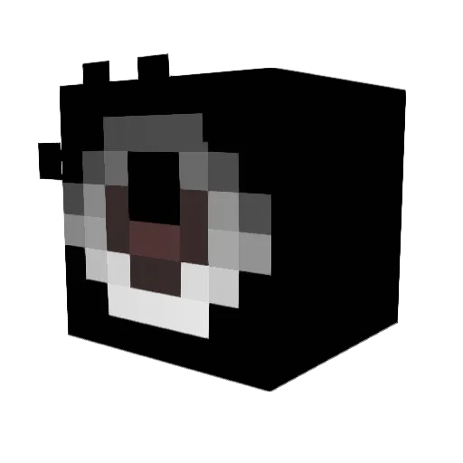 HawtestDawg Minecraft avatar head, 3D render