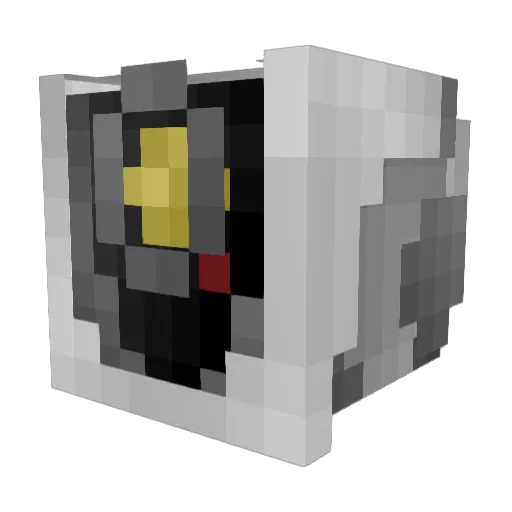 HaxGod Minecraft avatar head, 3D render