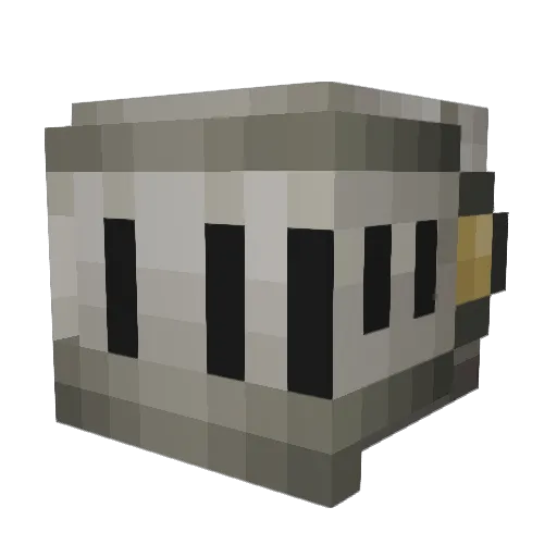 Haxer1071 Minecraft avatar head, 3D render
