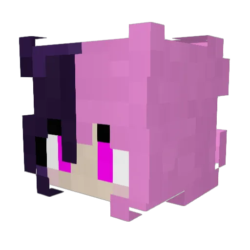 Haxill25 Minecraft avatar head, 3D render