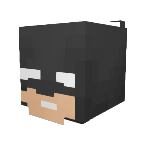 HaxorusSuper Minecraft avatar head, 3D render