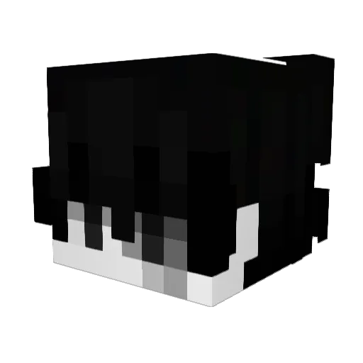 Haxv Minecraft avatar head, 3D render