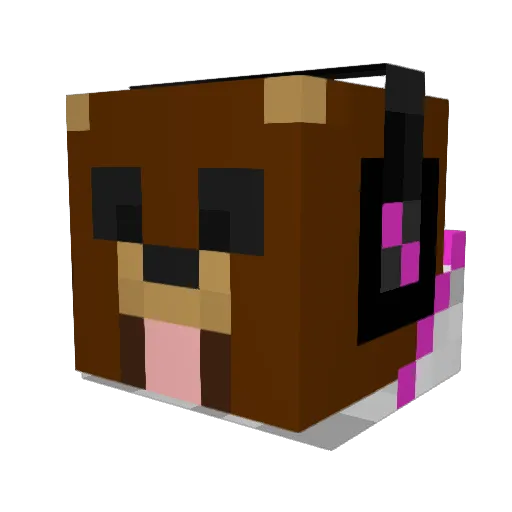 Hay_Wire32 Minecraft avatar head, 3D render