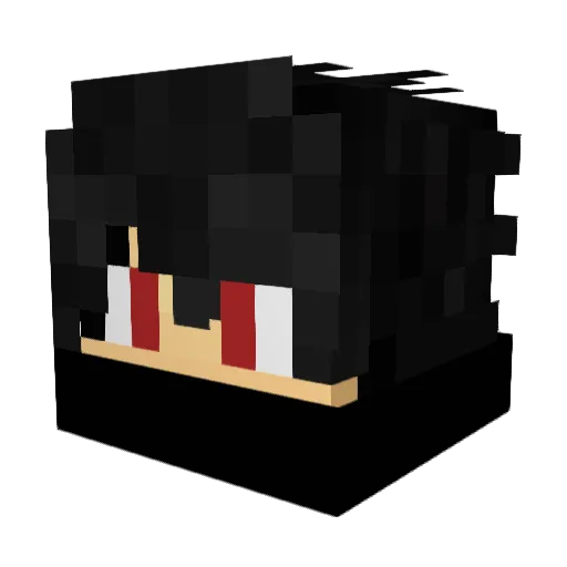 HaychuGamer Minecraft avatar head, 3D render