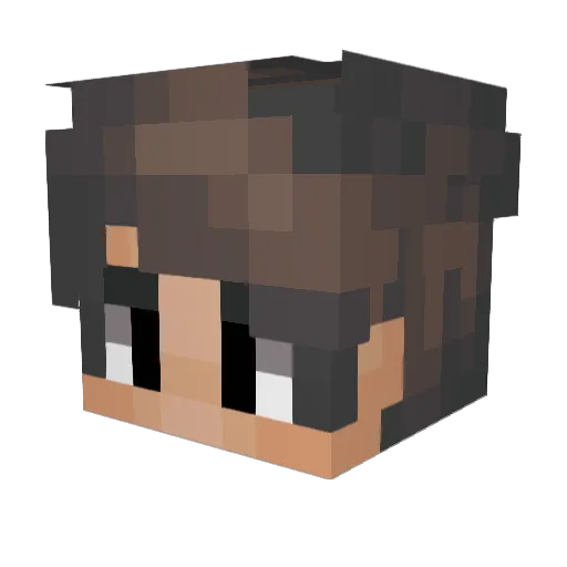 Hayden9270 Minecraft avatar head, 3D render