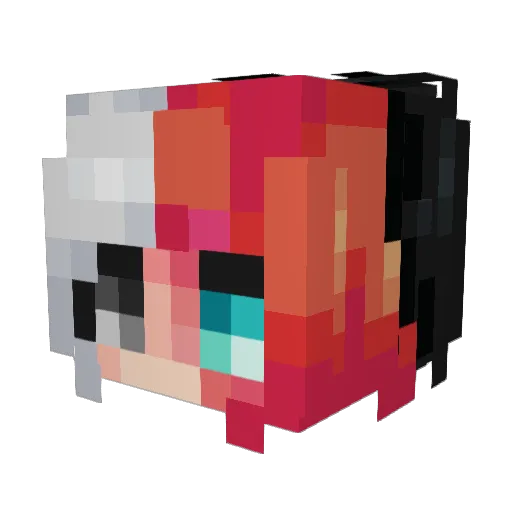 HaydenDuong Minecraft avatar head, 3D render