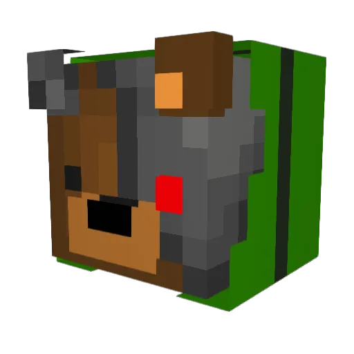HaydenTheGqmer Minecraft avatar head, 3D render