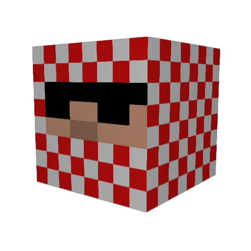 Hayden_Mate Minecraft avatar head, 3D render
