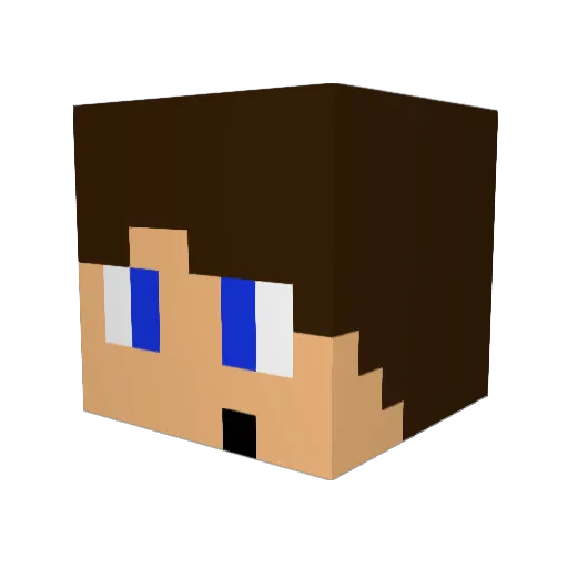 Hayden_muse760 Minecraft avatar head, 3D render