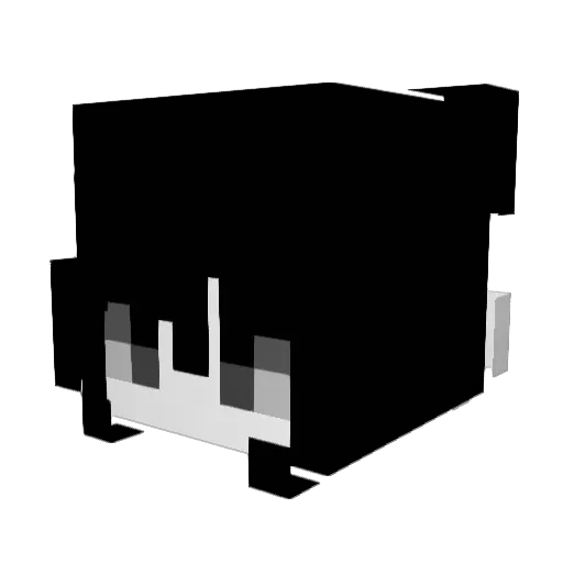 Haydermai Minecraft avatar head, 3D render