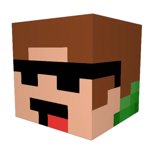 Haydutali41 Minecraft avatar head, 3D render