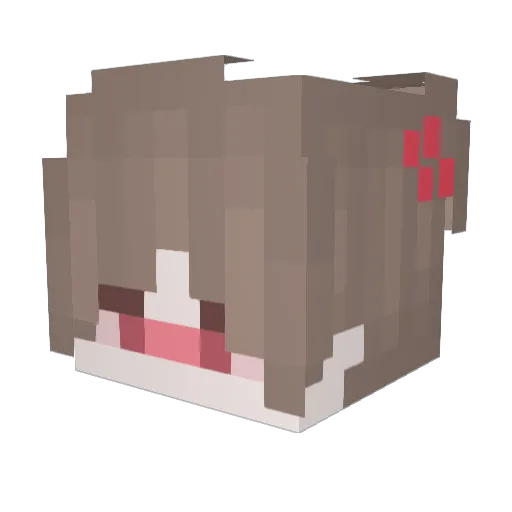 Haydutto Minecraft avatar head, 3D render