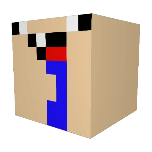 Haykey1 Minecraft avatar head, 3D render