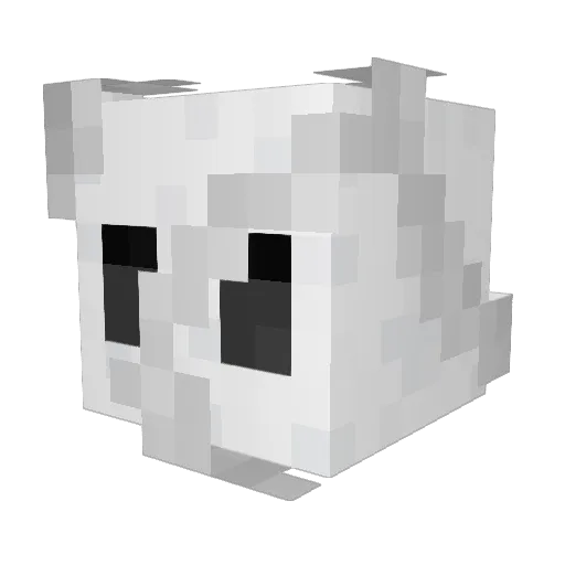 Haylere Minecraft avatar head, 3D render