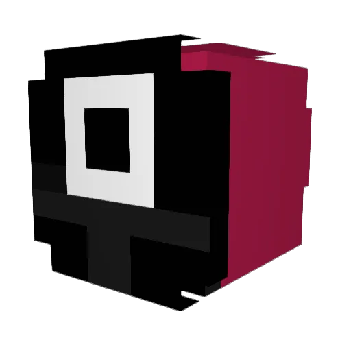 HayleyBaby Minecraft avatar head, 3D render