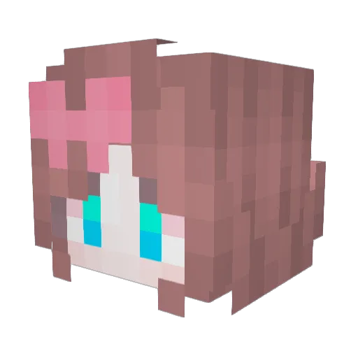 Hayley_fy Minecraft avatar head, 3D render