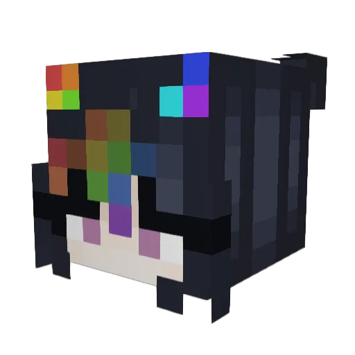 Hayliebunny11 Minecraft avatar head, 3D render