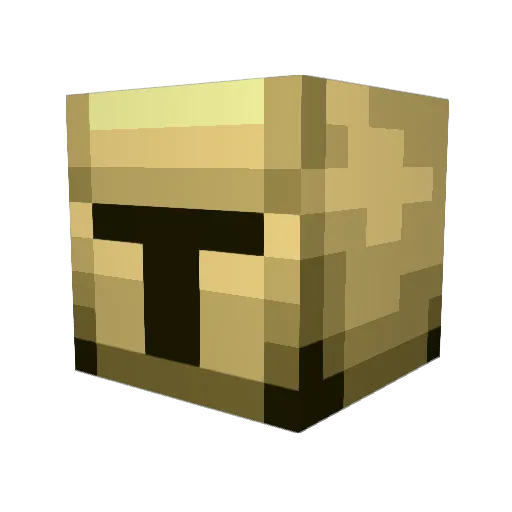 Hayluc Minecraft avatar head, 3D render