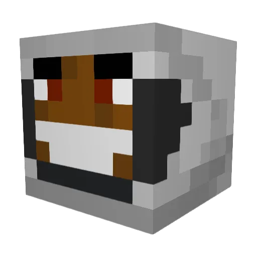 Haynes2012 Minecraft avatar head, 3D render