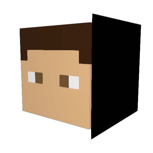 Haynesxdd Minecraft avatar head, 3D render