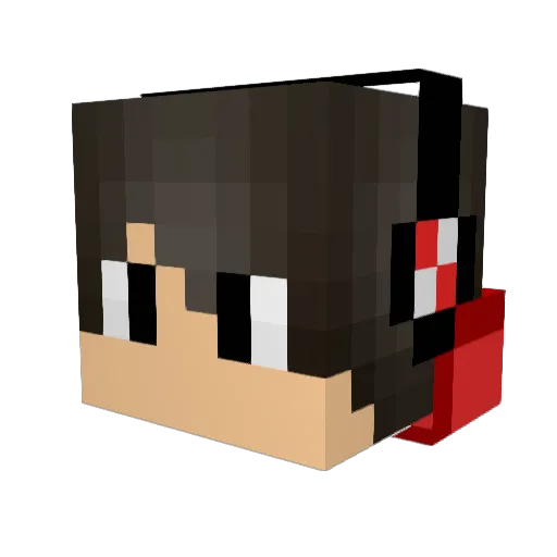 Haystack2003 Minecraft avatar head, 3D render