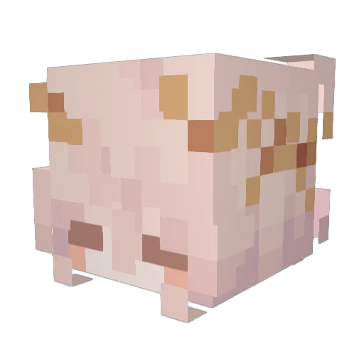 Haythm Minecraft avatar head, 3D render